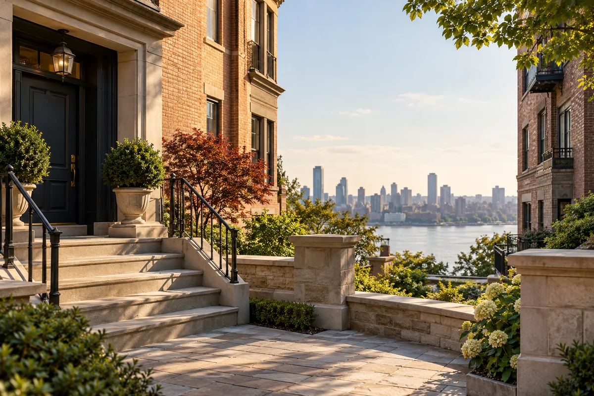 Representative Weehawken architecture.